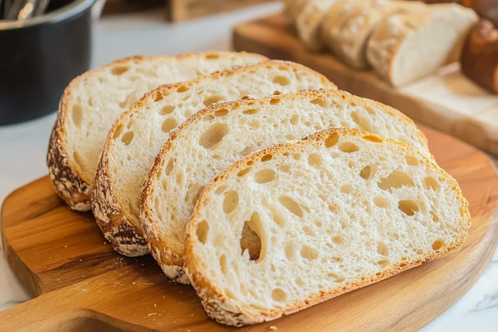 Gluten-free sourdough bread making process and finished loaf