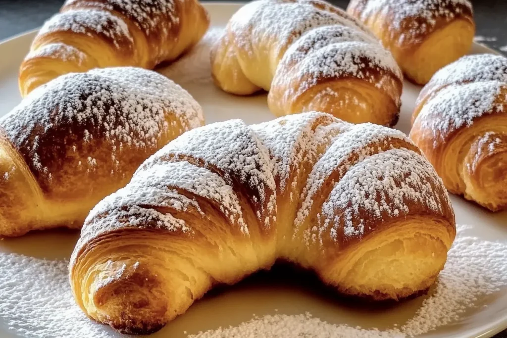 Freshly Baked Gipfeli with Coffee and Jam - Swiss Breakfast Gipfeli Recipe