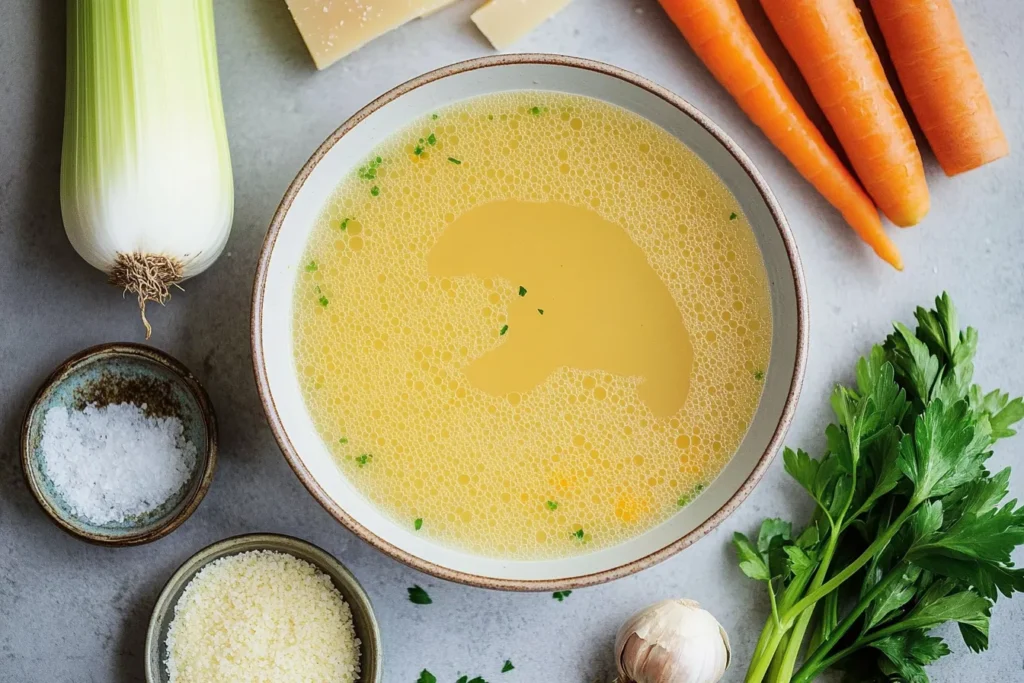 Step-by-step process: Sautéing carrots, celery, and onions in a pot as the base for Italian Penicillin Soup.