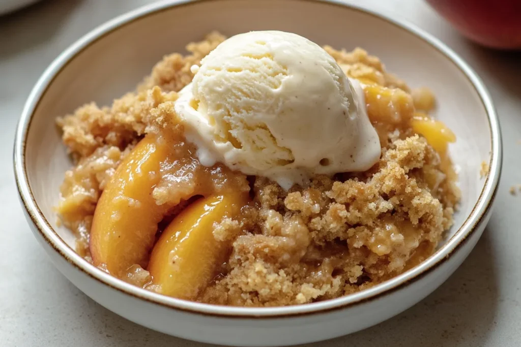 Peach Crumble Recipe