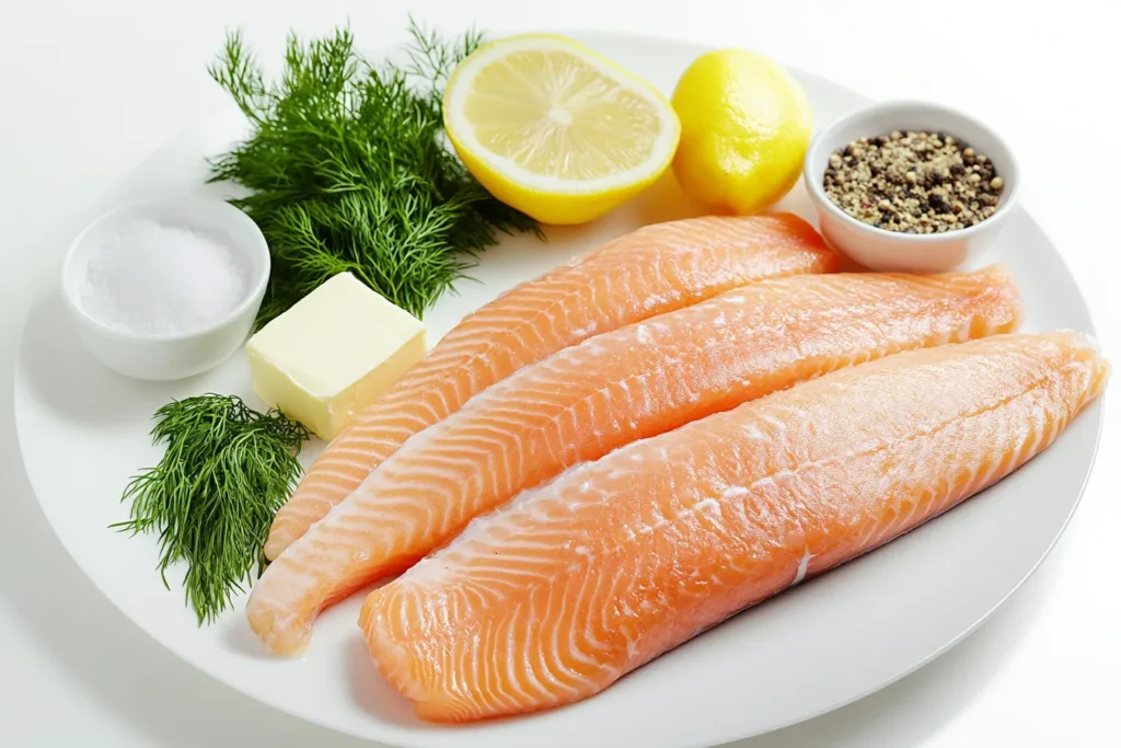 Pan-Seared Steelhead Trout Fillet with Crispy Skin, Lemon, and Dill - Steelhead Trout Recipe