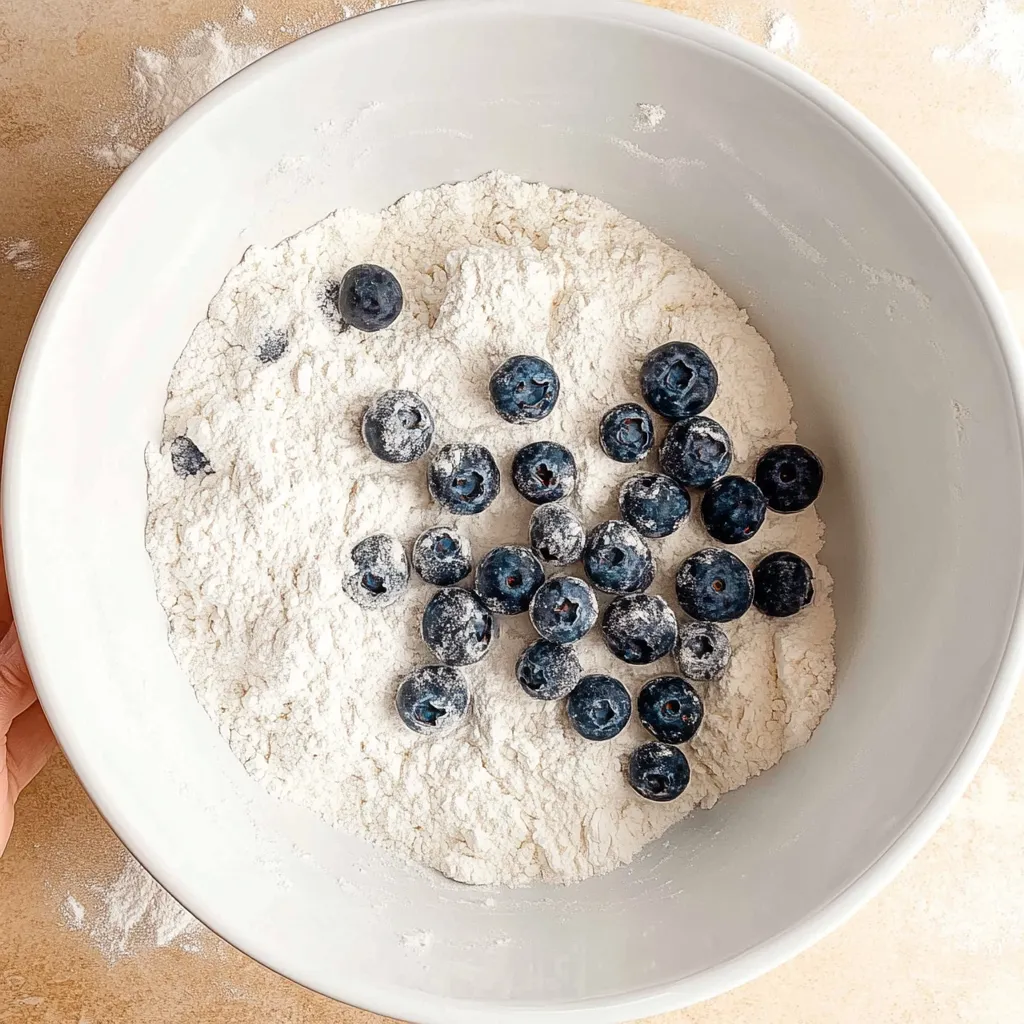 Ingredients for Sourdough Blueberry Muffins