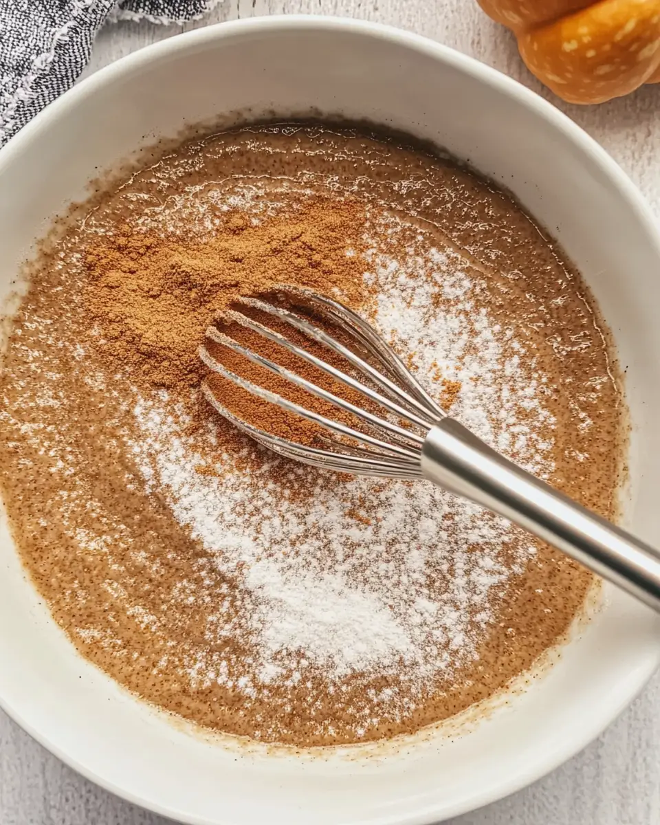 A bowl of unbaked cream cheese pumpkin snickerdoodle dough balls rolled in cinnamon sugar