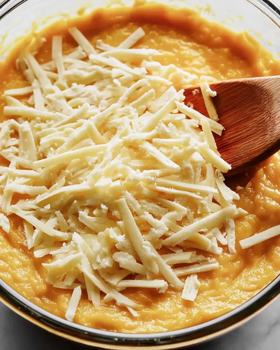 Creamy Butternut Squash Creamy Butternut Squash melting into the sauce in a large pot on the stove, creating a smooth, creamy texture.
