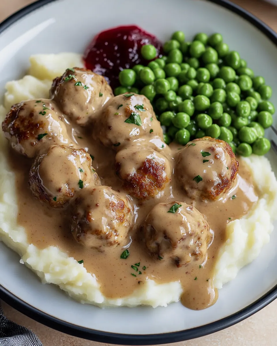 Swedish Meatballs Make tender Swedish Meatballs in a rich, silky cream sauce