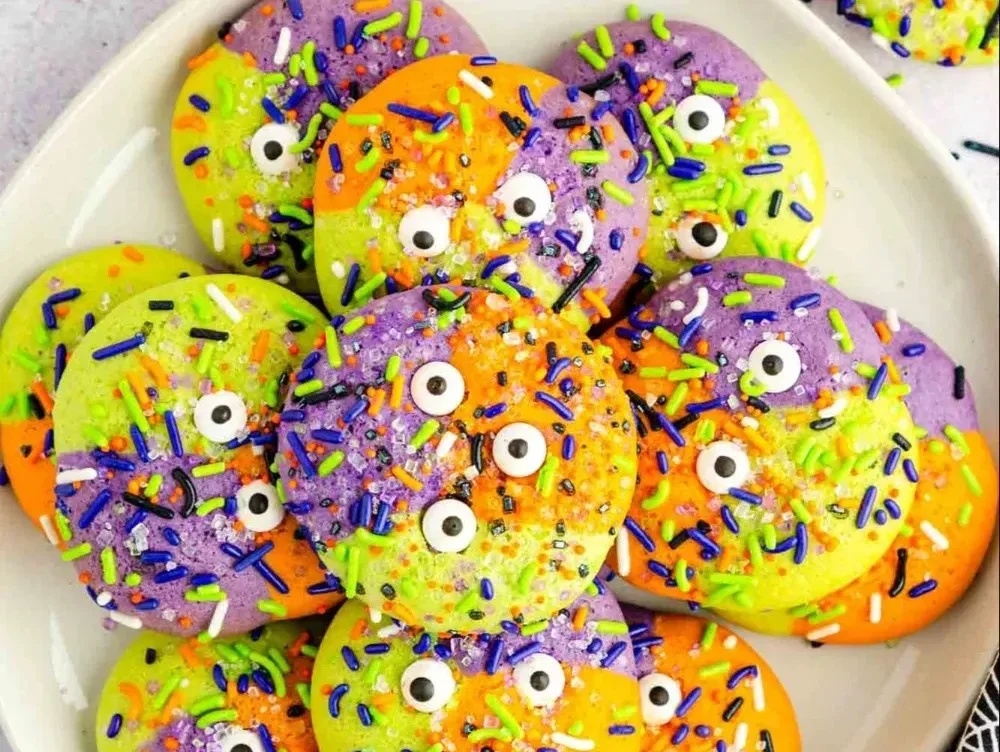 Hocus Pocus themed cookies decorated for Halloween