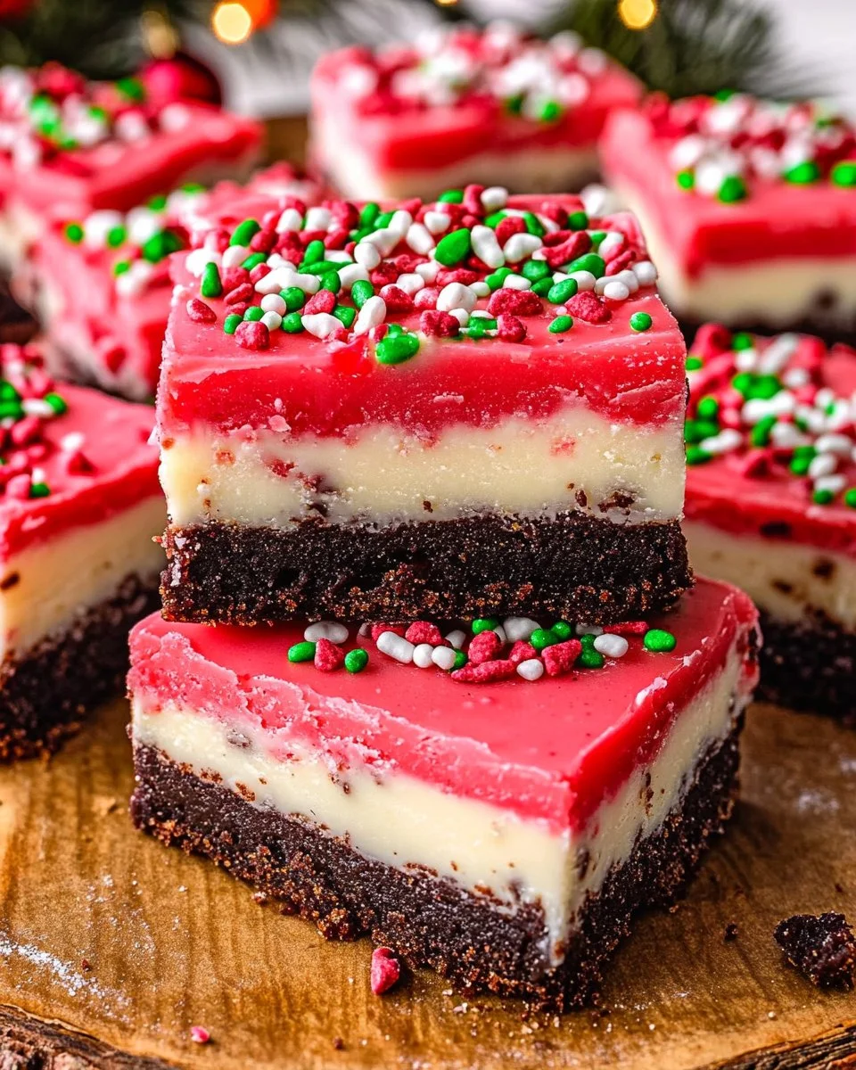 Delicious Chocolate Peppermint Fudge served on a festive plate